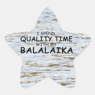 Temps de qualité Balalaika Star Sticker
