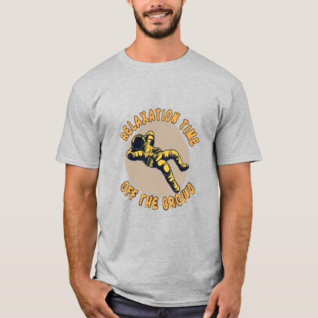 Temps de Relaxation – T-Shirt Astronaute (Devant)