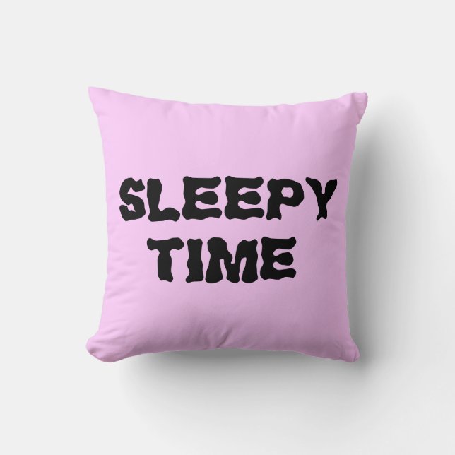 TEMPS DE SLEEPY, oreiller 16x16 jetés (Recto)