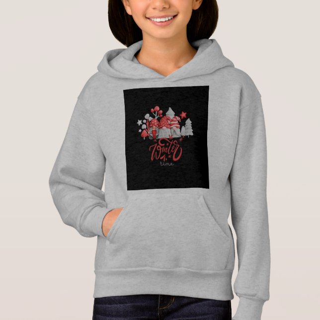 temps d'hiver sweat - shirt à capuche (Devant)