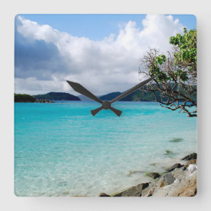 Temps d'île, grande horloge murale