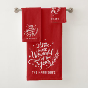 Temps le plus merveilleux Festif Noël personnalisé