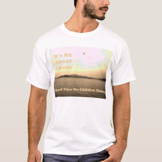 Temps perdu sur le T-shirt puéril de PE de choses