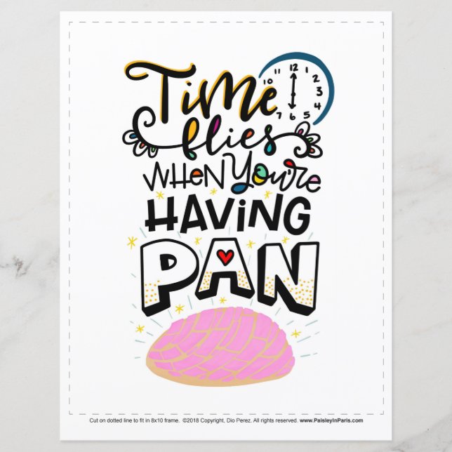 Temps volées Lorsque vous vous amusez, ajuster à 8 (Devant)