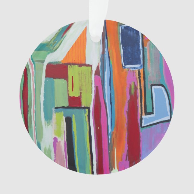 Temps Voyage Acrylique Ornement (devant)