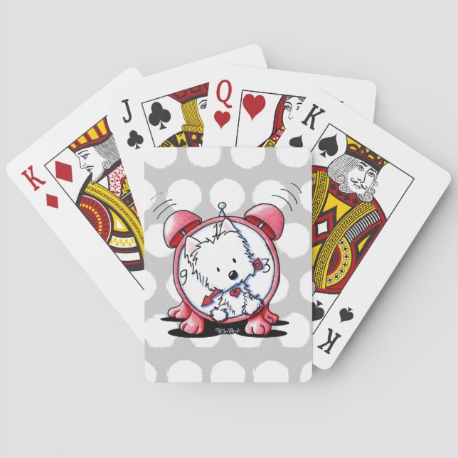 Temps Westie ! Jeux de cartes (dos)