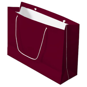 Tendance Couleur Bourgogne foncé Grand sac cadeau