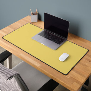 Tendance Couleur Doux Jaune Mat de bureau