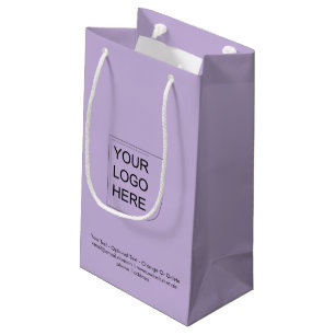 Tendance Couleur - Sac Cadeau Petit Logo Violet Do