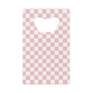Tendance douce des années 80 Baby Pink Damier
