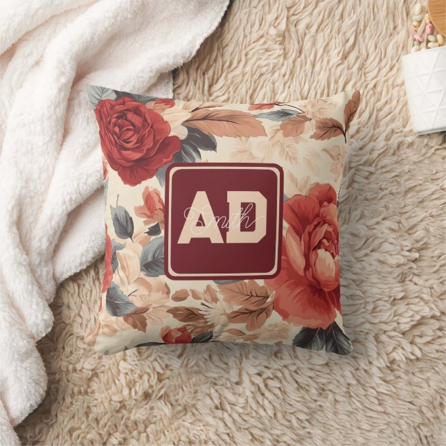 Tendance Luxueux Coussin de la Famille Rose (Couverture)