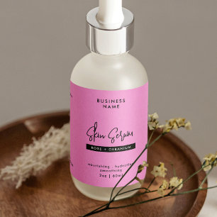 Tendance rose Fille 2 OZ Étiquette enveloppement d