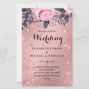 Tendance ROSEGOLD Mariage Metallic rose marine Par