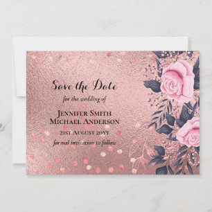 Tendance ROSEGOLD Mariage Metallic rose marine Par