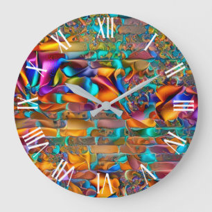 Tendance Silk Wall Art Dream Grande horloge