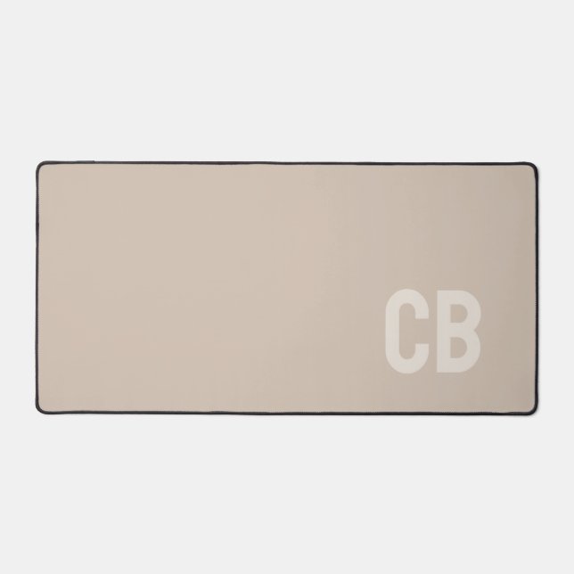 Tendances Couleur Douce Taugramme Monogramme Mat d (Recto)