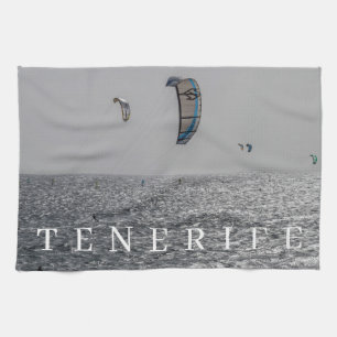Tenerife kite-surfers thé serviette