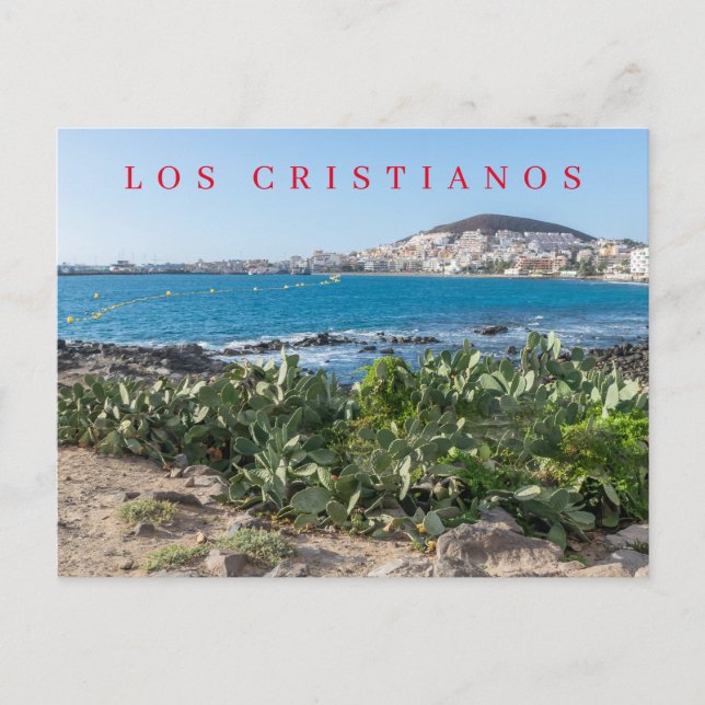 Tenerife Los Cristianos vue carte postale (Devant)