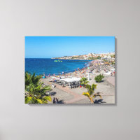Tenerife Torviscas Plage vue toile