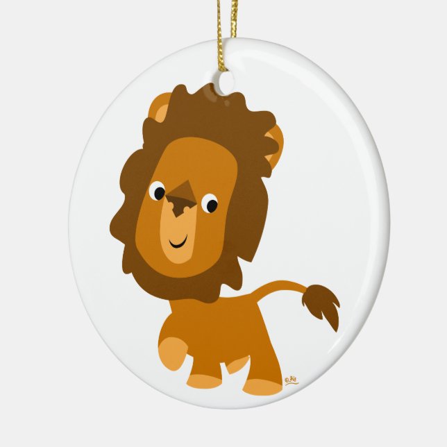 Teneur en caricature mignon Ornement Lion (Gauche)