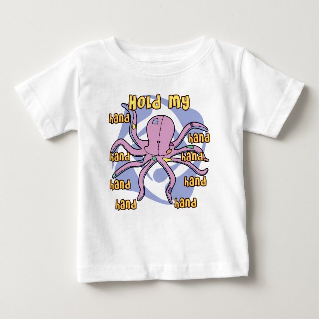 Tenez mon T-shirt de bébé de main (Devant)