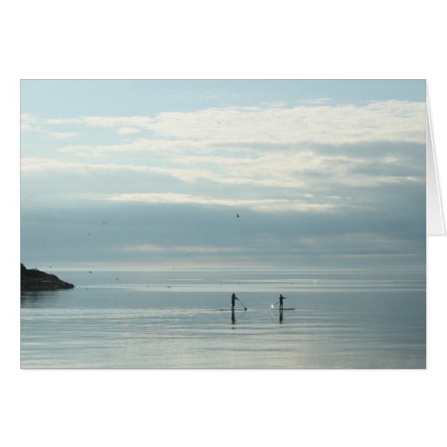 Tenez Paddleboarders sur le lac Supérieur (Devant horizontal)