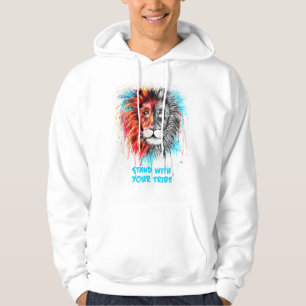 Tenez-vous avec votre tribu Sweat - shirt à capuc