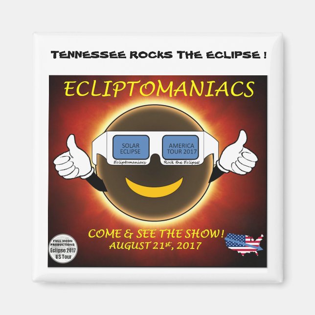TENNESSEE ECLIPSE MAGNET (Devant)