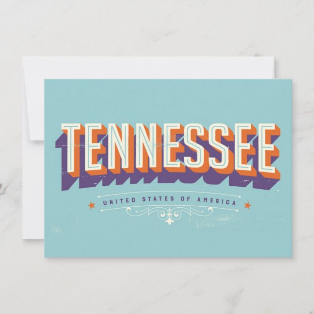 Tennessee Moving Address Card (Devant)