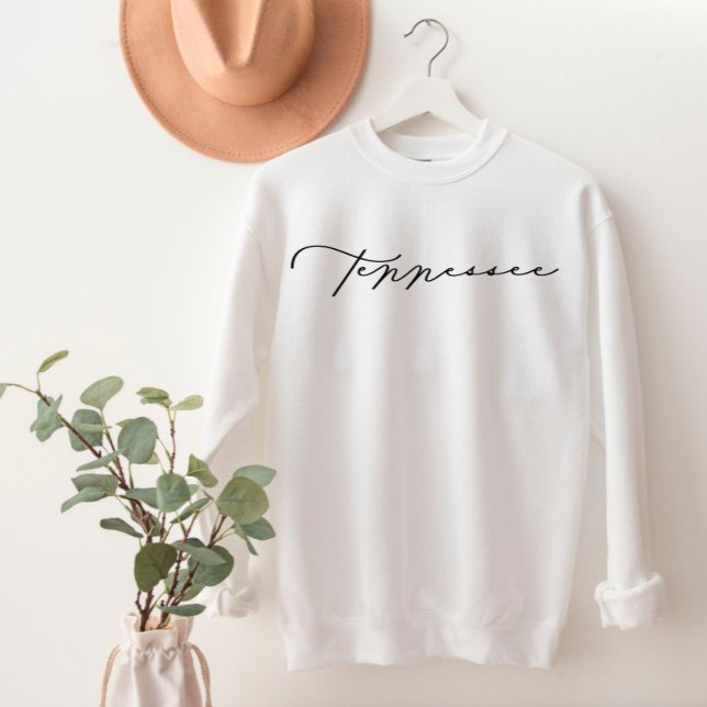 Tennessee Script State Femme Sweatshirt (Créateur téléchargé)