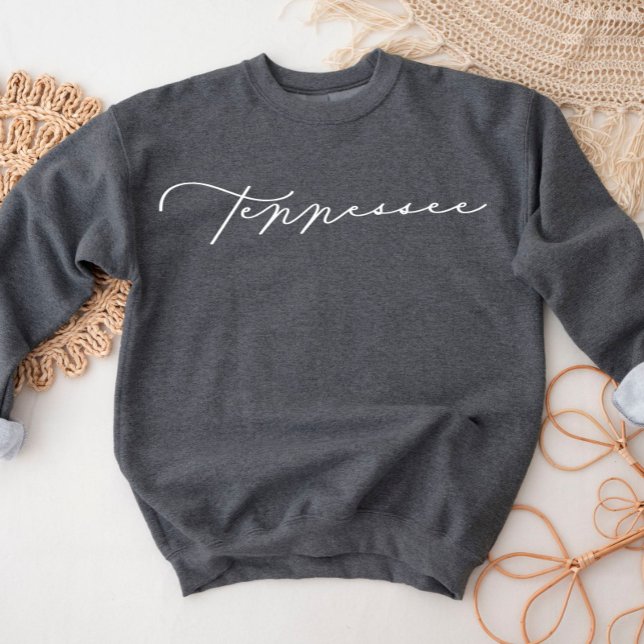 Tennessee Script State Femme Sweatshirt (Créateur téléchargé)