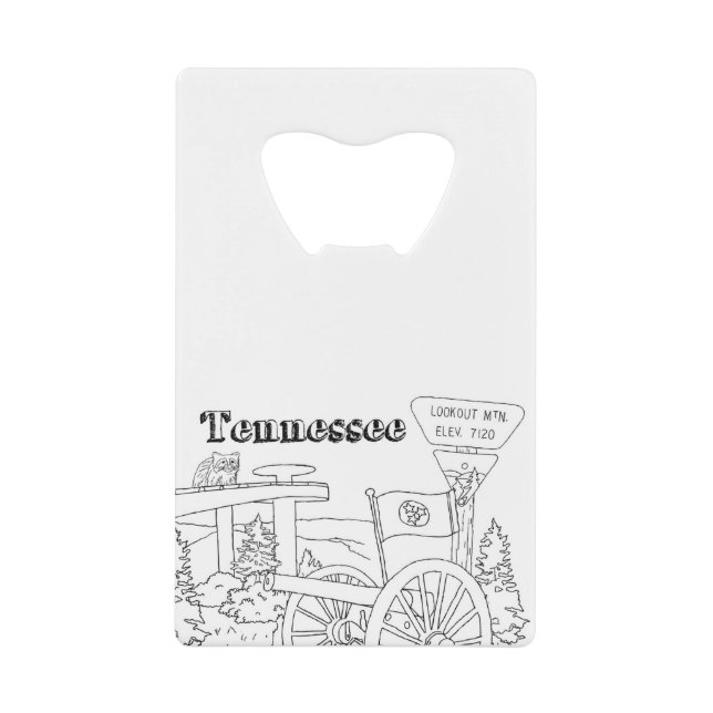 Tennessee Symboles d'État volontaire Images d'État (Devant)