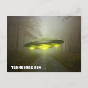TENNESSEE USA SPACESHIP UFO ART Cartes postales