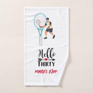 Tennis 30e anniversaire pour le joueur de tennis