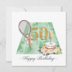 Tennis 50e anniversaire raquette de tennis 