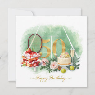 Tennis 50e anniversaire raquette de tennis balle 