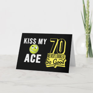 Tennis 70e anniversaire de la carte de joueur de t