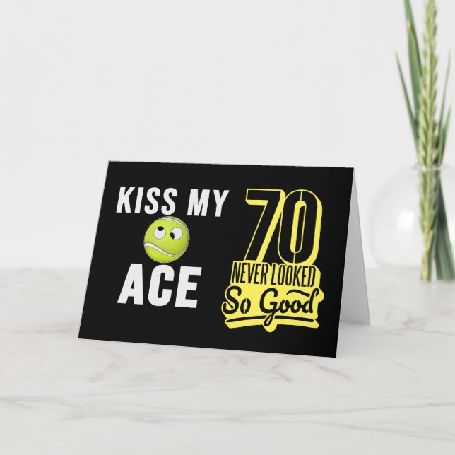 Tennis 70e anniversaire de la carte de joueur de t (Devant)