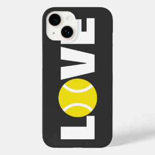Tennis amour iPhone 14 coque couverture avec conce