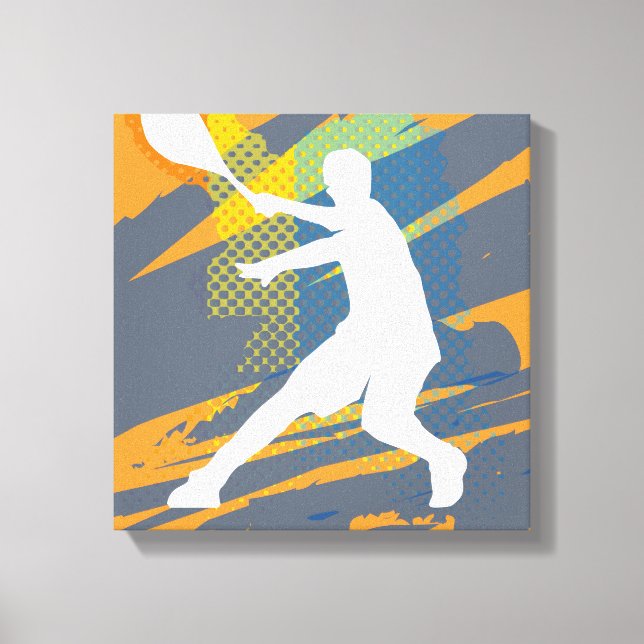 Tennis art toile design d'impression maison ou clu (Recto)
