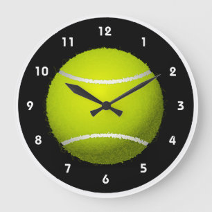 Tennis Ball Design Wall Horloge