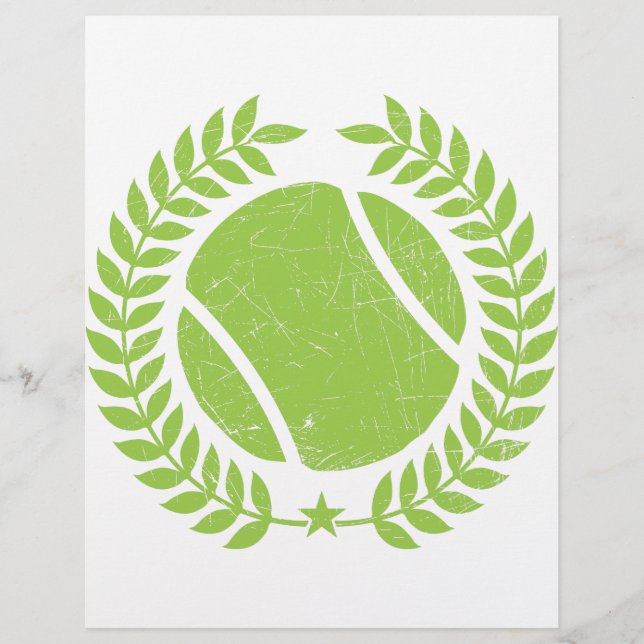 Tennis Ball et tennis Team Design Vintage (Devant)