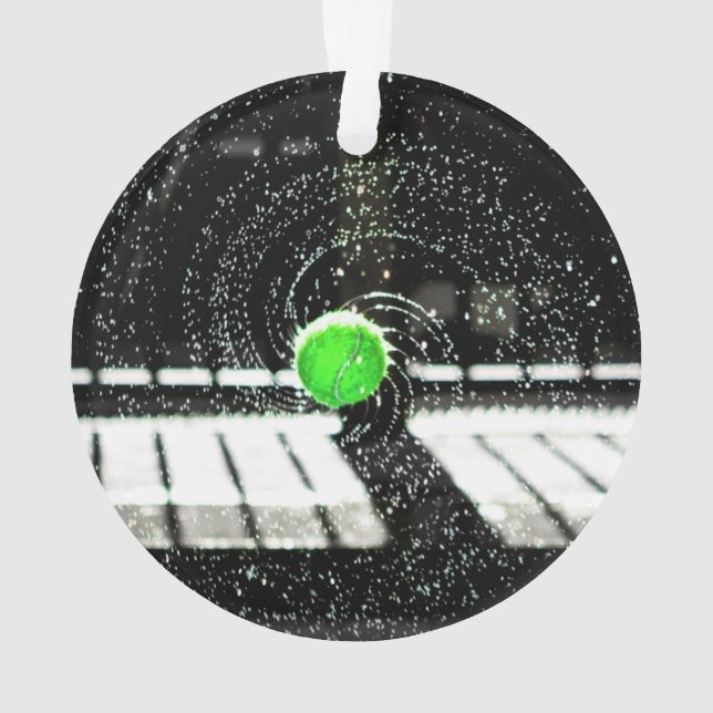 Tennis Ball Net Eau Spirale Art (dos)