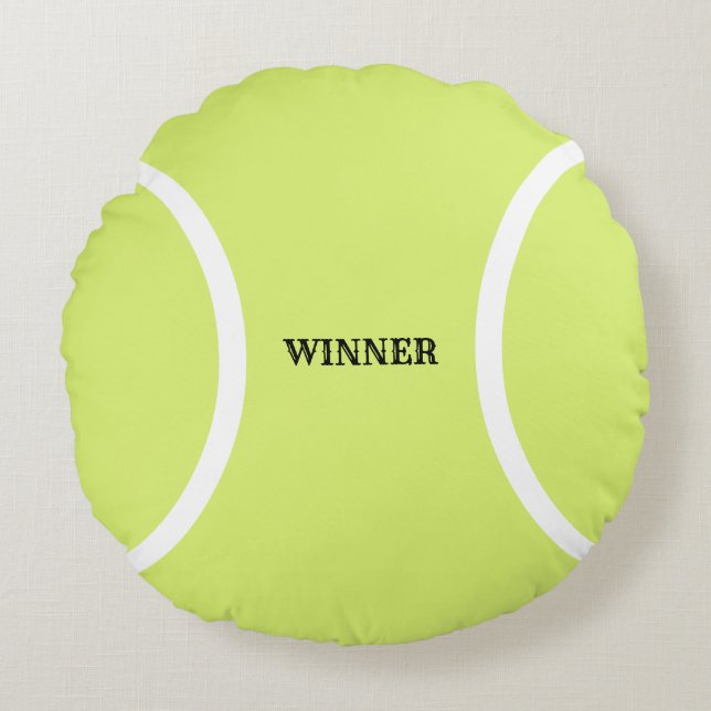 Tennis Ball Round Coussin (Devant)