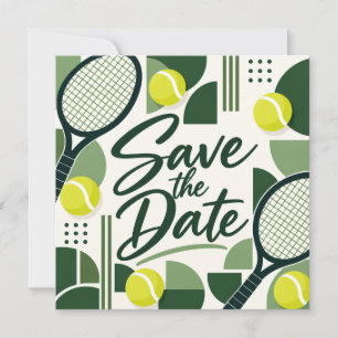 Tennis Enregistrez la Date Raquette et Design de B