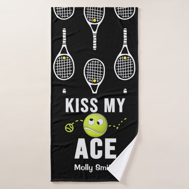 Tennis Funny Biss My Ace for Player (Serviette de bain)