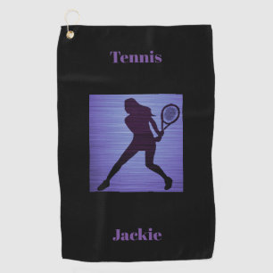 Tennis Golf Serviette avec son nom