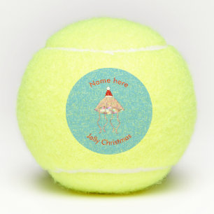 Tennis Jellet de fête de Noël poisson personnalisé balles