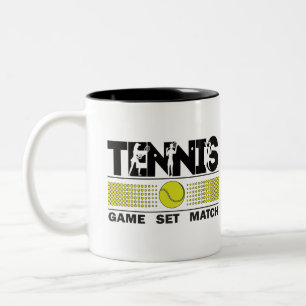 Tennis - Jeu Match Deux Tones Café Mug