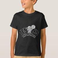 Tennis Le T-shirt Menace pour les enfants